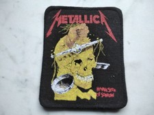 METALLICA  Patch Original 80er Vintage HARVESTER Aufnäher 8x10cm Thrash Metal