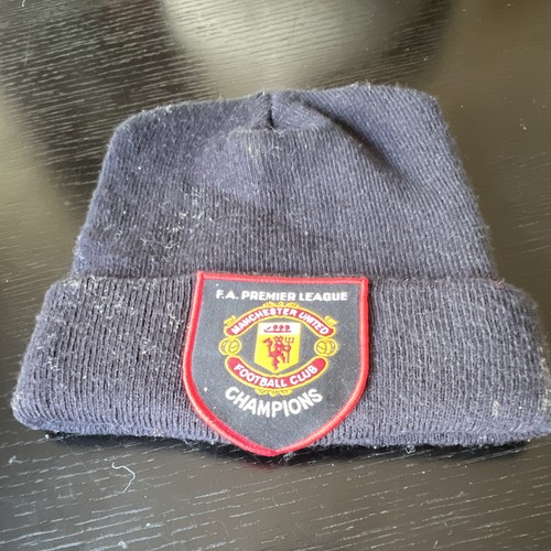 Man united beanie hat vintage - man,