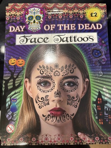 Day the dead face tattoos - face,