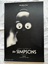 The Simpsons - Olly Moss - Mondo Print SIGNED 2011 Screenprint