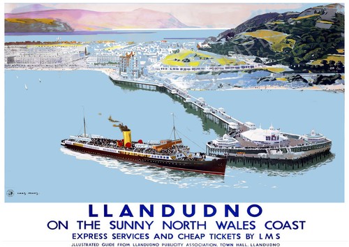 Vintage railway poster - railway,