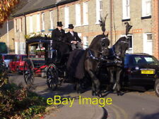 Photo 6x4 Horse drawn hearse