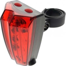 Dawes Pulse Rear Bike Light with Lazer 5 LED Road Projection Safety Light Red