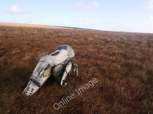 Photo 12x8 wreckage gloster - 12x8,
