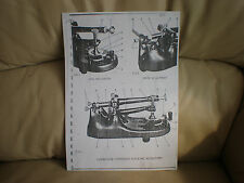 Cambridge Rocking Microtome copy of the setting up instructions only.