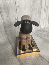 Vintage 1990s Shaun The Sheep Nodder Bobblehead Toy Figure Great Condition Rare