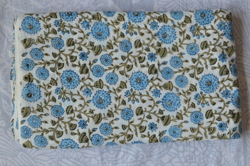 Sanganeri hand block - hand, floral
