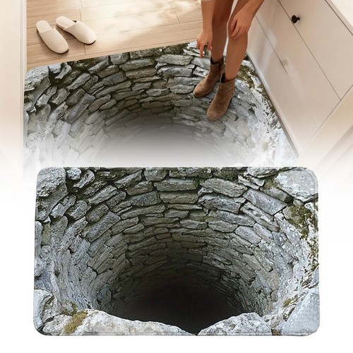 Hole effect non slip door - 3d,
