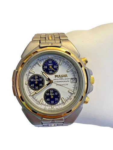 Pulsar watch mens titanium - watch,