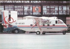 Picture Postcard>>SADIA SALVADOR SHORTS SKYVAN G-AXAG [MAN]