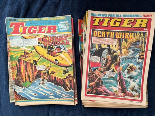 Tiger comics 1982 - tiger, x