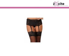 Wide Lace Suspender Belt For