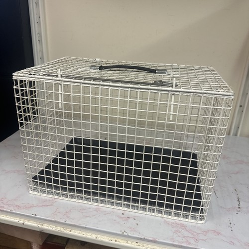 Vintage metal small - , white