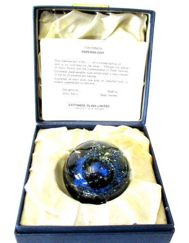 Caithness glass paperweight - caithness,