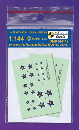 144 decals south african - decals:, af
