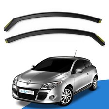 Renault Megane MK3 2009-2015 3 Door Hatchback Wind Deflectors 2pc Edgevisors