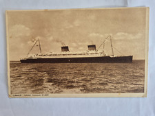 Vintage postcard ship - postcard, a