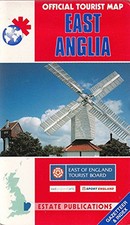 East Anglia (Official Tourist Map S.) Sheet map, folded Book The Cheap Fast Free
