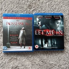 2 Horror Blue Rays. The Possession(uncut), Let Me In. Great For Halloween