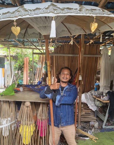Bali patio parasol cotton - -,