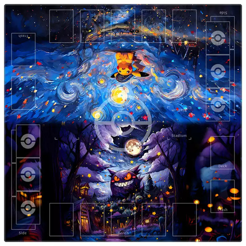 Pokémon double playmat with - double,