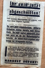 ORIGINAL WW2 US PROPAGANDA