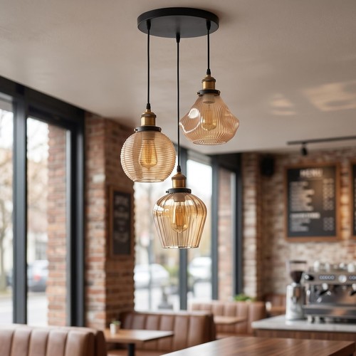 Light glass pendant ceiling - light,
