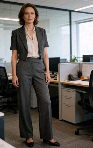 Ladies grey wool - hm,