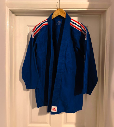Adidas blue judo suit - blue,