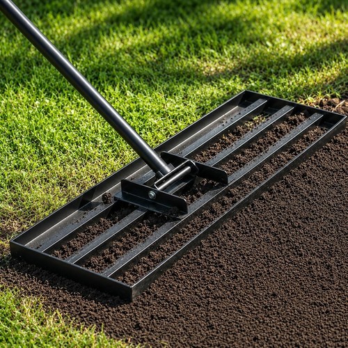 Lawn leveling rake - lawn,