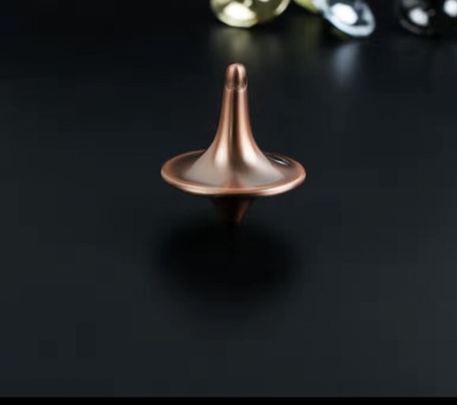 New red bronze fidget - bronze, spinning