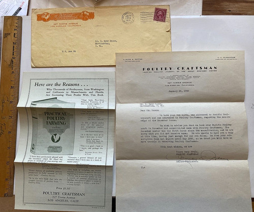 1930 poultry craftsman sales - 1930,