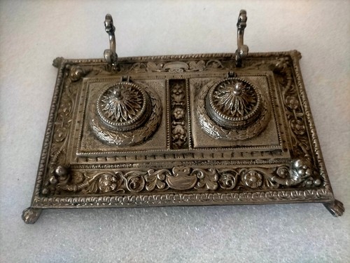 Vintage heavy cast silver - heavy,