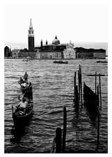 Venice Canal Wall Art | Black