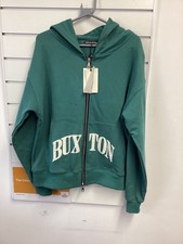 cole buxton zipped logo hoodie