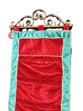 Christmas Red Velvet Wall Door