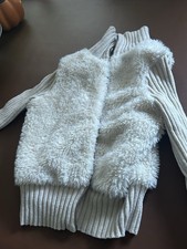 Outfitters Faux Fur Jacket White/Cream Size M Good Condition