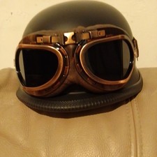 German Motorcycle Half Helmet