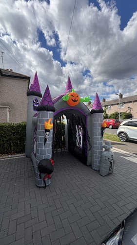 11ft grey inflatable - inflatable, halloween