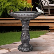 Stylish Concrete Birdbath to