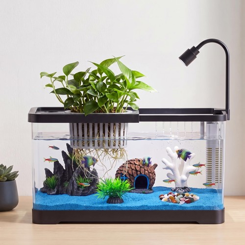 Fish tank aquarium - fish, starter