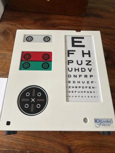Opticians eye test light box - opticians,