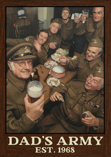 Dad army pub sign print - dad's, a3