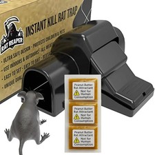 Rat Reaper – Rat Trap That Kills Instantly Indoors & Outdoors inc Bait Sachets