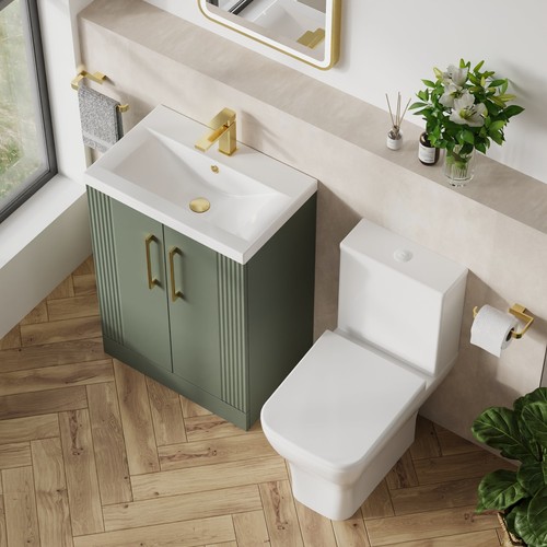 Deco squared 600mm satin green - squared,