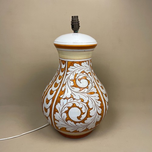 Antique large ceramic lamp - antique,