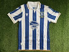 GENUINE SHEFFIELD WEDNESDAY SIGNED 23/24 SHIRT FT BANNAN, EXACT PROOF SHOWN