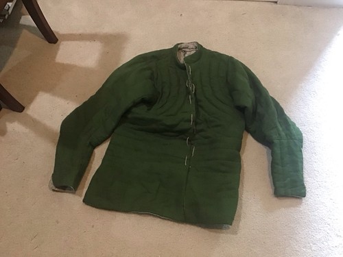 14th century green lace - , up