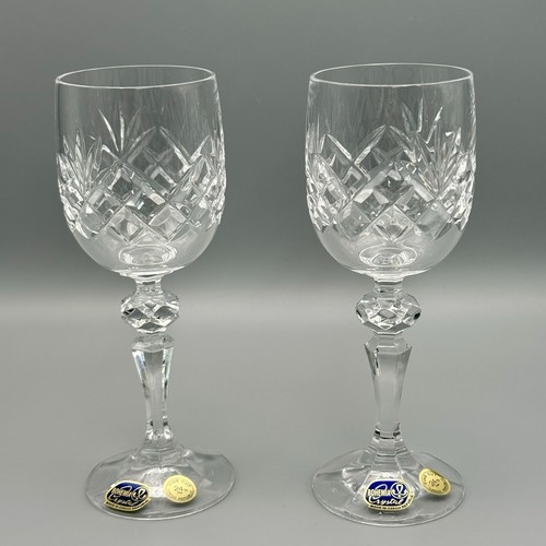 Vintage pair bohemia czech - pair, 24%