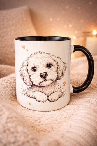 Cavachon puppy mug - puppy,